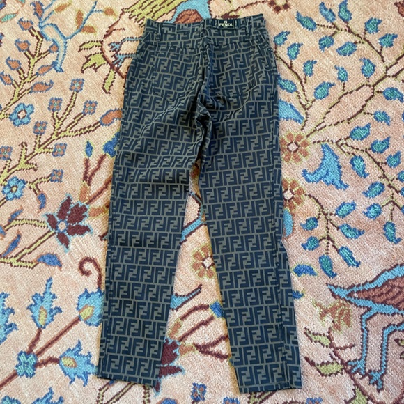 Fendi Zucca Pattern Trousers - Picture 5 of 9